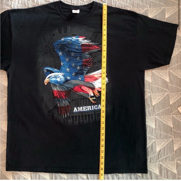 Fruit Of The Loom America Patriotic Tee - Picture 3 of 7